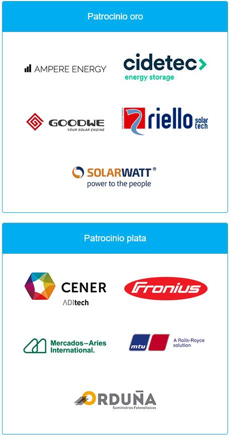 Patrocinadores del evento